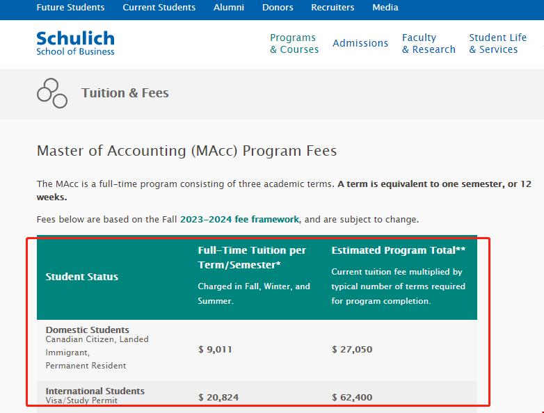 加拿大約克大學會計碩士學費.png 加拿大約克大學會計碩士學費.png