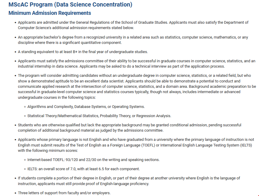 多倫多大學數據科學碩士錄取條件.png