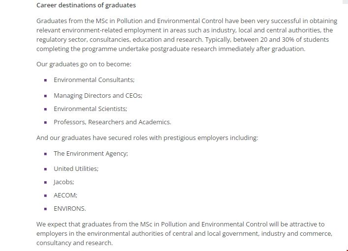 曼徹斯特大學污染與環境控制專業就業情況.png 曼徹斯特大學污染與環境控制專業就業情況.png