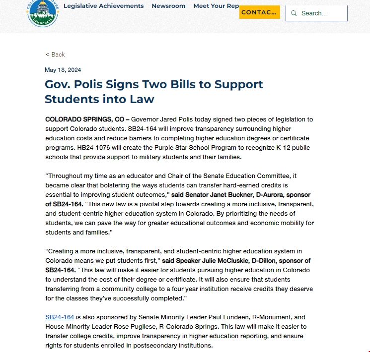 科羅拉多州頒布高校轉(zhuǎn)學(xué)分法案.png